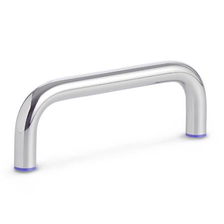 管状取っ手 - GN 429 Hygienic Design - Otto Ganter GmbH & Co. KG - ドア用 / ステンレススチール / U字型