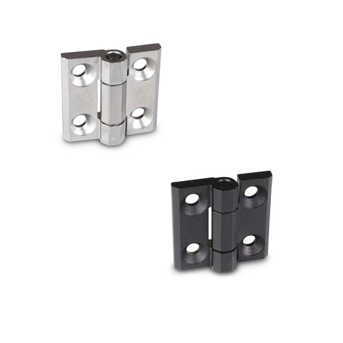 ステンレススチール製蝶番 - GN 237.3 - Otto Ganter GmbH & Co. KG - ネジ留め / 180° / 重荷重用