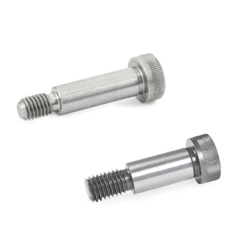 スチール製ローレットねじ - ISO 7379 - Otto Ganter GmbH & Co. KG - ステンレススチール製 / ショルダ