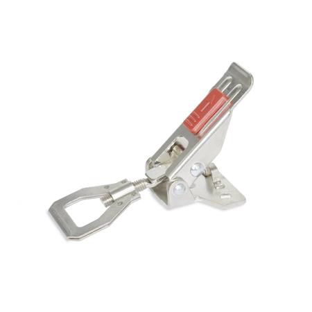 フック型トグルクランプ - GN 831.2 - Otto Ganter GmbH & Co. KG - ステンレススチール製