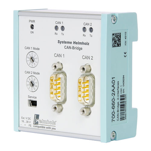 通信ゲートウェイ - 700-660-2AA01 - Helmholz GmbH & Co. KG - イーサネット / CANbus / DeviceNet