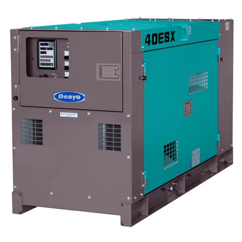 ディーゼル発電設備 - DCA-40ESX - Denyo - 単相 / 固定式 / 50 Hz