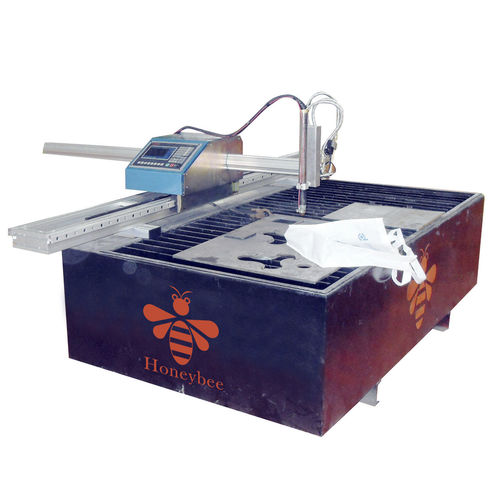 プラズマ切断機 - HB2005LCD-1200x2000 - Dalian Honeybee CNC Equipment Co., Ltd - アルミニウム用 / 鉄用 / スチール用
