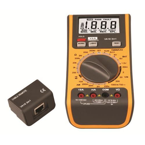 デジタルマルチメーター - VA16 - Shanghai Yi Hua V&A Instrument Co., Ltd. - 携帯型 / 1000 V / 600 V