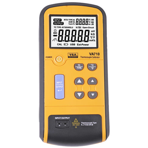 温度校正器 - VA710 - Shanghai Yi Hua V&A Instrument Co., Ltd. - 熱電対用 / デジタル / 手持ち型