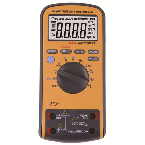 デジタルマルチメーター - VA40/VA40B/VA40R - Shanghai Yi Hua V&A Instrument Co., Ltd. - 携帯型 / 1000 V / 10 A