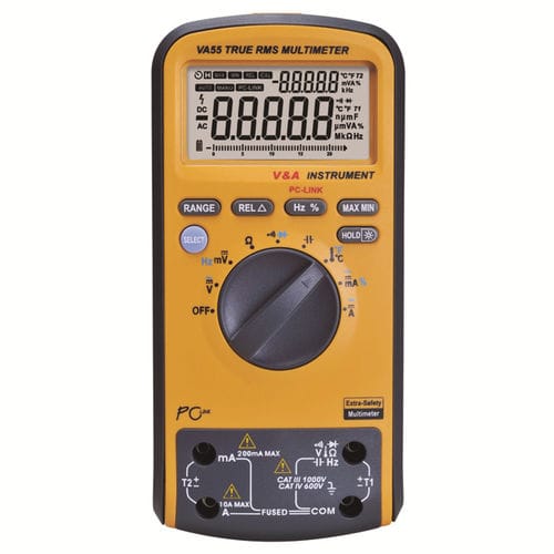 デジタルマルチメーター - VA55 - Shanghai Yi Hua V&A Instrument Co., Ltd. - 携帯型 / 1000 V / 10 A