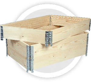 木製パレットカラー - max. 3 600 x 1 800 x 400 mm | LogPak - Nefab