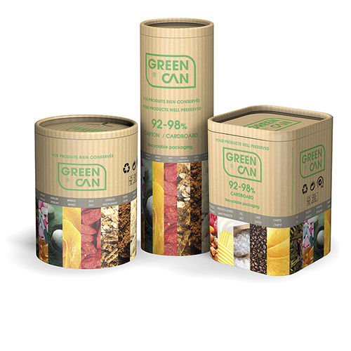 オーダーメイド梱包箱 - GREENCAN® - CAN PACKAGING - GREENCAN - プラスチック製 / ボール紙製 / 長方形断面式