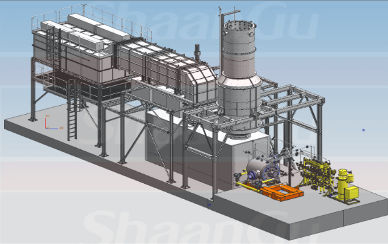自然ガスコンプレッサー - Shaanxi Blower (Group) Co., Ltd. - 電動 / 据え置き型 / パイプライン用