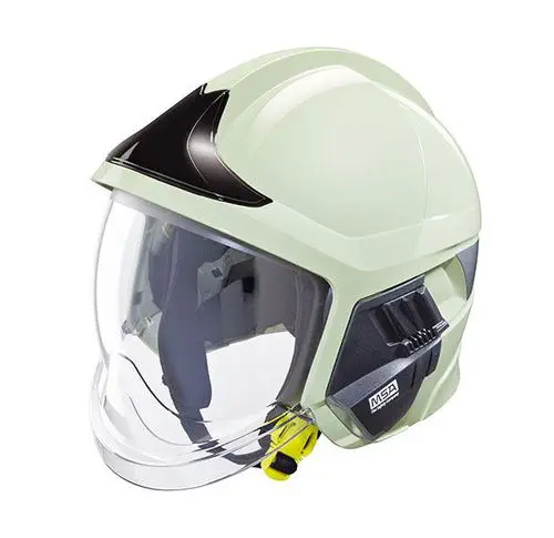 消防士ヘルメット【新品】 消防士用ヘルメット - GALLET F1XF - MSA - EN16473 / 黄色 / バイザー付き