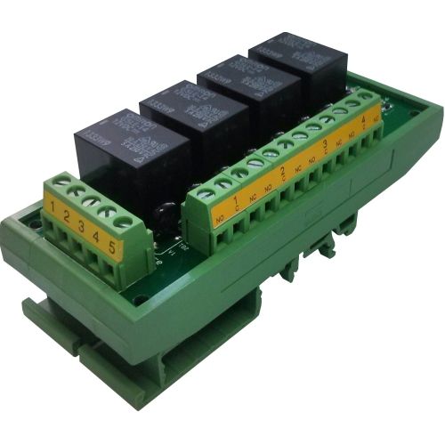 デジタルリレーモジュール - IA-1007-12 - Intelligent-Appliance - 送電レールDIN取り付け用