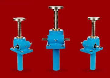 台形ねじジャッキ - MWJ series - Gears and Gear Drives (India) Pvt. Ltd - 平行ねじ / アルミニウム / 鋼鉄合金製