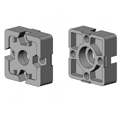 アルミニウム製プロファイルコネクター - 4201 AL - EL 01 series - TecEnMa GmbH - ダイカスト