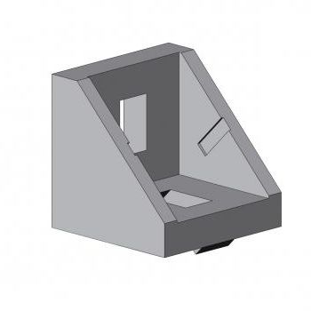 フレーム組み立て用ブラケット - 4010 A 2727 EL 03	 - TecEnMa GmbH - アルミニウム製 / ダイカスト