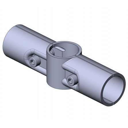 円形管継手 - 5022 S 001 SW 01 - TecEnMa GmbH - スチール製 / 中心部の支え