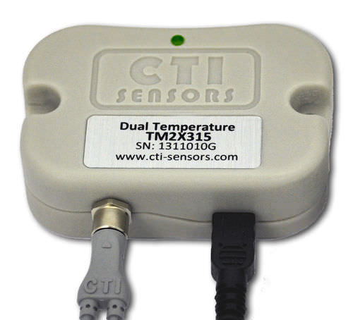 2チャンネル温度伝送器 - CTI Inc - USB接続 / データ記録機能付 / プロセス
