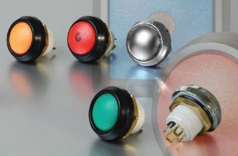 スプリング押しボタンスイッチ - IP67  - ITW Switches - 防水 / 電気機械式 / 瞬間作動