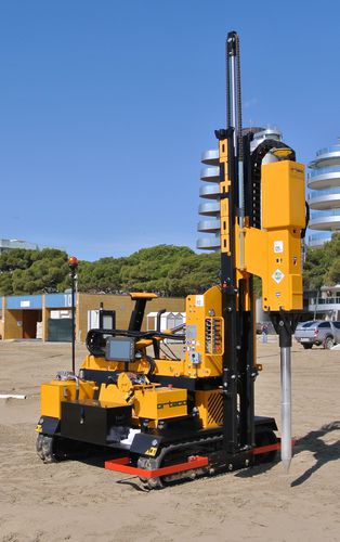 油圧杭打ち機 - SUN 4.0 600 - Orteco - 円筒形