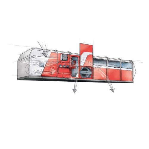 空気式分離器 - AirStar® - westeria - ドラム式 / ベルト / 廃水処理用