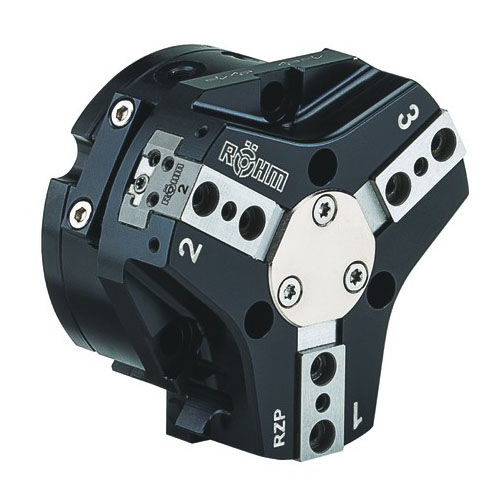 空圧式グリッパー - RZP-160 - RÖHM GmbH - 角度調整可能 / 3ツ爪 / ハンドリング用