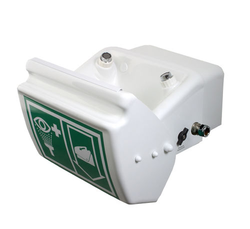 壁取り付け式洗眼器 - STD-45G - Hughes Safety Showers - プラスチック製 / 危険な環境用 / 屋内用