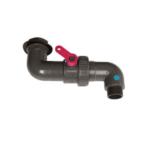 ボールバルブ - 02 23 185 1916 - Hughes Safety Showers - 手動式 / 耐薬品性 / タンク用