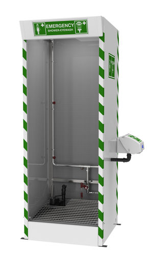 床置きシャワーブース - STD-SD-31K - Hughes Safety Showers - 危険な環境用 / 屋内用 / 除染