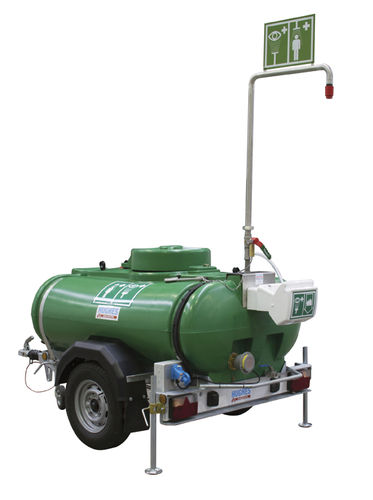 可動安全シャワー - STD-MH-P-1200 - Hughes Safety Showers - 洗顔・洗眼場付き / タンク付き / 危険な環境用