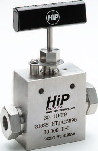 手動式バルブ - HF series  - HIP - 調整用 / 調整 / ねじ式