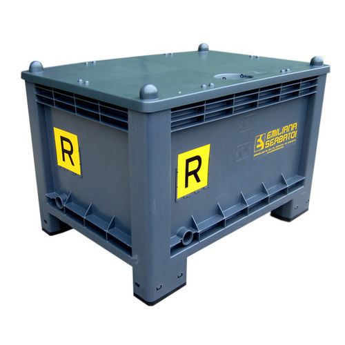 樹脂製パレットボックス - Cargopallet - Emiliana Serbatoi - 使用済みバッテリー用 / 積み重ね式 / 大型