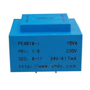 絶縁変圧器 - PE4816-I - YHDC Dechang Electric - モールド / 単相 / 挿入式