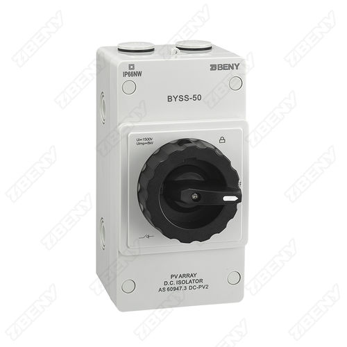 多極遮断スイッチ - BYSS-50 - Zhejiang Benyi Electrical Co.,ltd. - DC / 光起電用途用 / ソーラー インバータ用