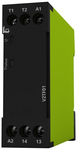 温度監視継電器 - V2TF01, PTC  - TELE Haase Steuergeraete GmbH - 1NC / DINレール / 自動リセット