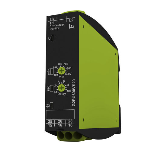 電圧下監視継電器 - G2PU690VS20 - TELE Haase Steuergeraete GmbH - 位相順序 / 欠相 / 相不均衡
