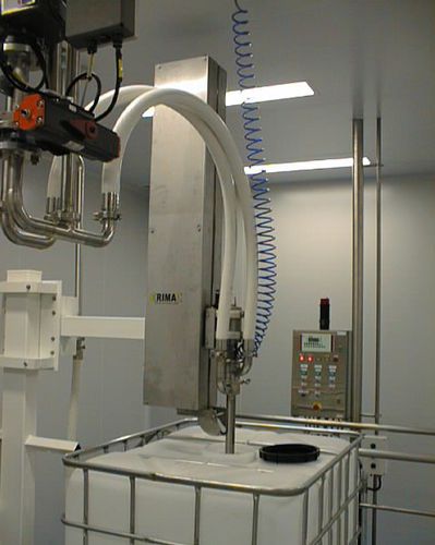 単軸充填機 - ERIFUT 1 X series - ERIMAC - 半自動 / 手動式 / IBC