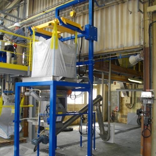 昇降装置付きコンテナバッグ取出し機 - ERIBAG VR FP ATEX - ERIMAC - 振動 / 食品産業用