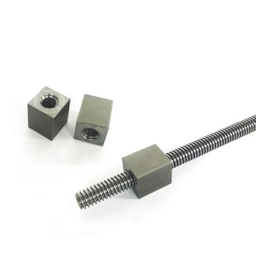 正方形ナット - CQA - Bimeccanica s.r.l. - 台形親ねじ / スチール製