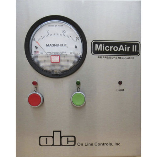 超低圧圧力調整器 - MicroAir II - On Line Controls, Inc. - 圧縮空気用 / スプリング / 一段