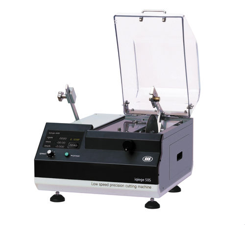 回転刃切断機 - iqiege®50S - Laizhou Weiyi Experiment Machine Manufacturing Co., Ltd. - ディスク / 実験用 / 手動搬入