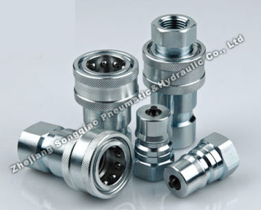 クイック接続部品 - LSQ-S2 series - Zhejiang Songqiao Pneumatic and Hydraulic Co.,Ltd - 油圧式 / ISO / スチール製