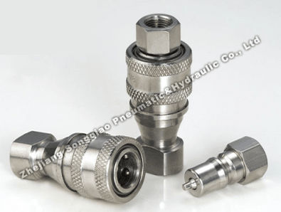クイック接続部品 - KZF series - Zhejiang Songqiao Pneumatic and Hydraulic Co.,Ltd - 化学製品 / ガス用 / ソケット