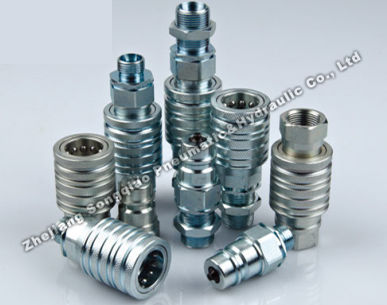 クイック接続部品 - LSQ-S5 series - Zhejiang Songqiao Pneumatic and Hydraulic Co.,Ltd - 油圧式 / スチール製 / 標準