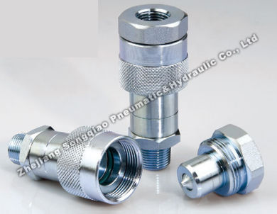 クイック接続部品 - KZE-B series - Zhejiang Songqiao Pneumatic and Hydraulic Co.,Ltd - 油圧式 / ねじ式 / スチール製