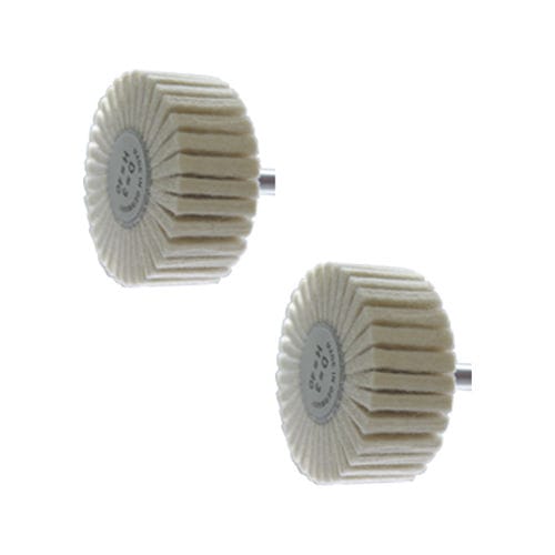 スピンドルフラップホイール - 424 000 series - Bipol - フェルト製