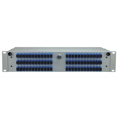 光ファイバー用接続箱 - ODF-19-2U-T* series - DLL Partners - 19 ラック / 鋼