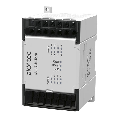 デジタル入出モジュール - MK110-24.8D.4R - akYtec GmbH - RS-485 / Modbus / デジタル入力8
