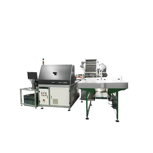 UVレーザー刻印機 - HANS1500D - Han's Laser Technology Co., Ltd - プラスチック / 組み込み式 / 連続生産ライン用