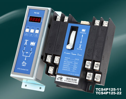 自動転換器 - TCS2P125 / TCS3P125 / TCS4P125 - Kutai Electronics Industry Co., Ltd. - パネル取り付け / 非常電源用 / 発電機用