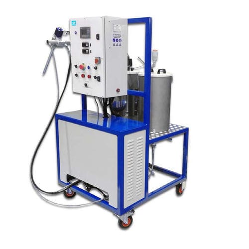 エポキシ樹脂用バッチ・ブレンダー - LiquidFlow 50 - Meter Mix Systems Ltd. - シリコーン樹脂 / ポリウレタン接着剤用 / 歯車ポンプ付